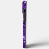紫モザイクフェイクガラス Case-Mate iPhoneケース (裏面 / 左)