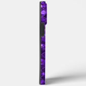 紫モザイクフェイクガラス Case-Mate iPhoneケース (裏面 / 右)