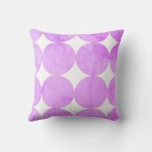 紫モダンの円 |モノグラム クッション (裏面)