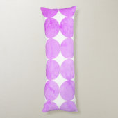 紫モダンの円 |モノグラム ボディピロー (裏面 (縦))