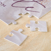 紫モダンの台本を卒業 ジグソーパズル (側面)