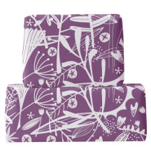 紫モダンの植物の葉