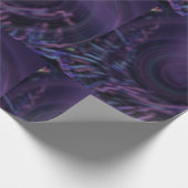 紫モダンカタツムリ ラッピングペーパー (角)