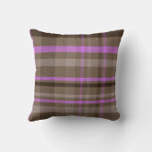 紫モダンカラフル格子模様 クッション (裏面)