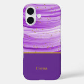 紫モダンカラフル Case-Mate iPhoneケース (裏面)