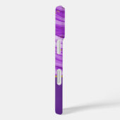 紫モダンカラフル Case-Mate iPhoneケース (裏面 / 右)