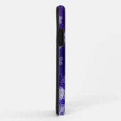 紫モダングランジフローラ壁の背景 Case-Mate iPhoneケース (裏面/右)