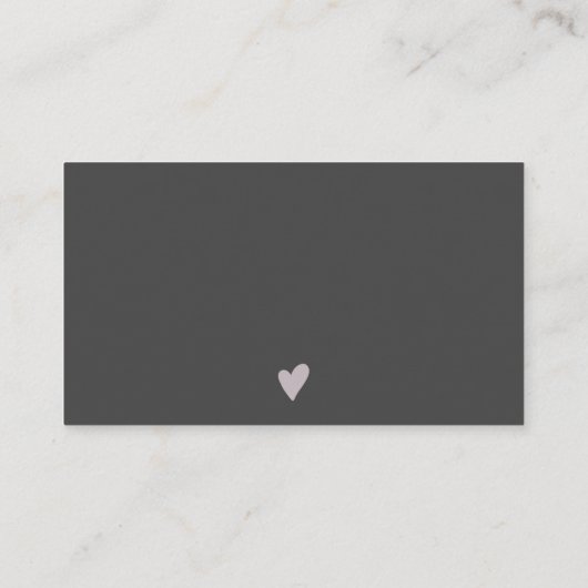 紫モダングリッターグラデーション注文感謝してい前 名刺 (裏面)