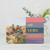 紫モダンストライプの写真メリーSo Very Photo シーズンカード (スタンド正面)