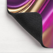 紫モダンピンクと金ゴールドの贈り物 マウスパッド (コーナー)