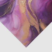 紫モダンピンクと金ゴールド- 薄葉紙 (詳細)