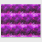 紫モダンピンク抽象芸術幾何学模様 ラッピングペーパー (フラット)