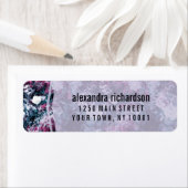 紫モダンフローラ ラベル (インサイチュ)