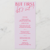 紫モダンミニマルとマゼンダ結婚ーのメニュー メニュー (正面)