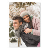 紫モダンミニマルの薄紫結婚のテーブル番号 テーブルナンバー (裏面)