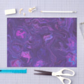 紫モダン大理石モダン抽象芸術 薄葉紙 (クラフト)