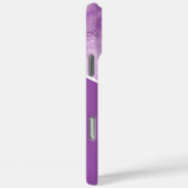 紫モダン幾何学模様 Case-Mate iPhoneケース (裏面 / 右)