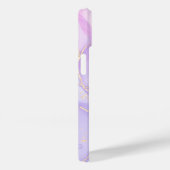 紫モダン抽象芸術パーソナライズされた Case-Mate iPhoneケース (裏面 / 右)