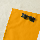 紫モダン王室の黄金色ブロック ビーチタオル (インサイチュ)