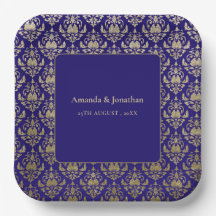 紫モダン紫と金ゴールドパタ結婚ーン