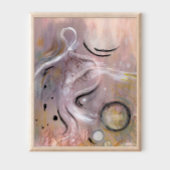 紫モダン紫クール紫抽象芸術アートポスター ポスター