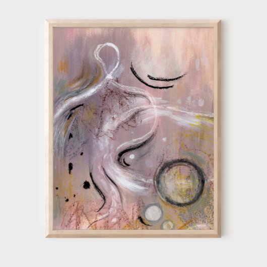 紫モダン紫クール紫抽象芸術アートポスター ポスター