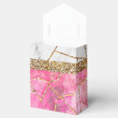 紫モダン紫バイオレット金ゴールドアゲードモノグラムファヴ フェイバーボックス (オープン)