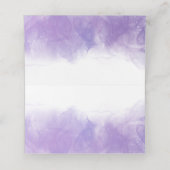 紫モダン紫結婚紫座席表 プレイスカード (内部開封)