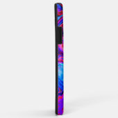 紫モダン色のスプラッシュ絵を描 Case-Mate iPhoneケース (裏面/右)