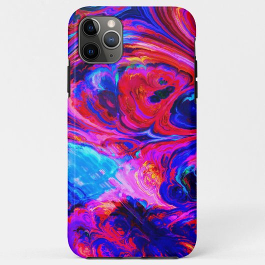 紫モダン色のスプラッシュ絵を描 Case-Mate iPhoneケース (裏面)