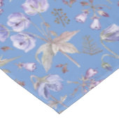 紫モダン色の花の花の柄ホームデコール テーブルクロス (アングル)