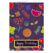 紫モダン芸術品を気取ったとピンクの花 (正面)