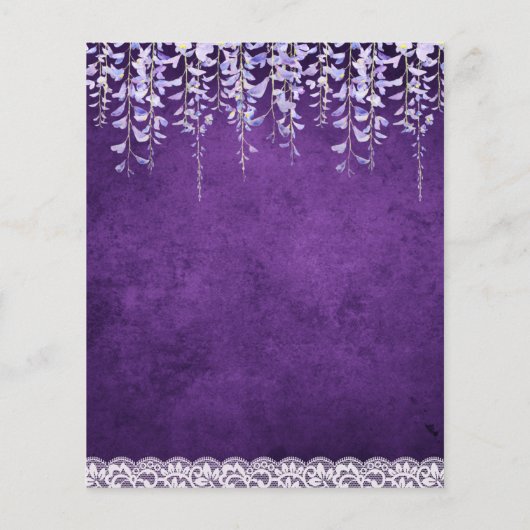 紫モダン藤レース結婚ズ (裏面)