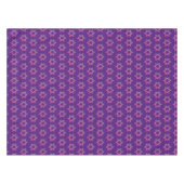 紫モダン | プリム | デービッドの星 テーブルクロス (正面(横))