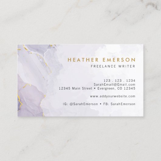 紫モダン 名刺 (裏面)