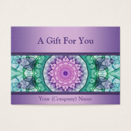 紫モダン《植物》スイレン曼荼羅贈答証書