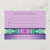 紫モダン《植物》スイレン曼荼羅 (裏面)