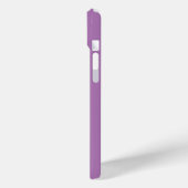 紫モノグラミニマルム Case-Mate iPhoneケース (裏面 / 左)