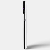 紫モノグラムのアジアドラゴン Case-Mate iPhoneケース (裏面 / 左)