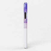 紫モノグラムの抽象芸術ガーリー Case-Mate iPhoneケース (裏面/右)