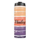 紫モノグラムの タンブラー (正面)