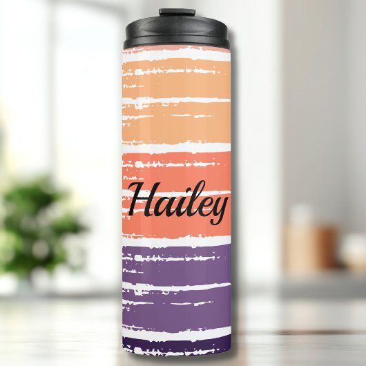 紫モノグラムの タンブラー