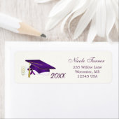 紫モルタル、卒業証書 ラベル (インサイチュ)