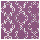 紫モロッコエレガントトレリス模様 ファブリック (見本)