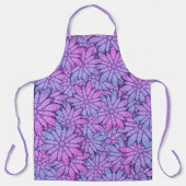 紫ユニークフローラ エプロン (正面)