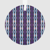 紫ユニーク模様 オーナメント (裏面)