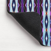 紫ユニーク模様 マウスパッド (コーナー)