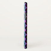 紫ユニーク模様 Case-Mate iPhoneケース (裏面/右)