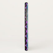 紫ユニーク模様 Case-Mate iPhoneケース (裏面/左)