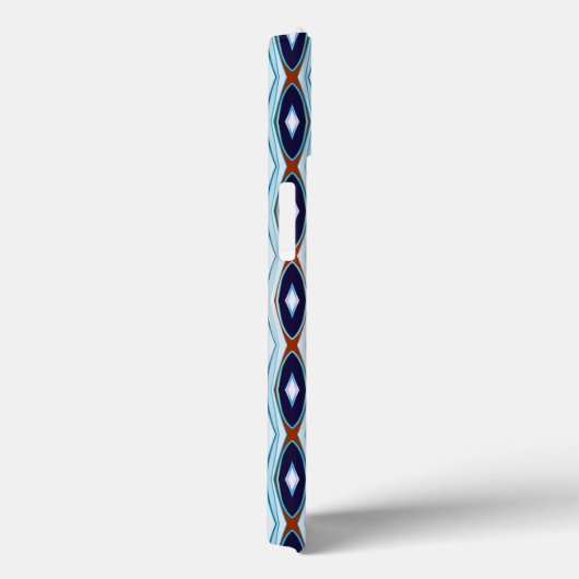 紫ユニーク模様 Case-Mate iPhoneケース (裏面 / 右)